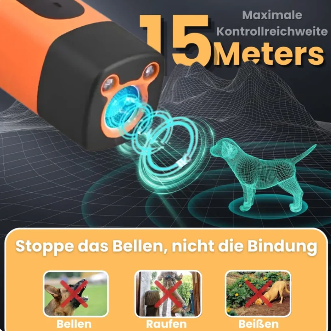 Pawloo™ | Bellschutz Ultraschallgerät – Training für ein ruhiges Zuhause