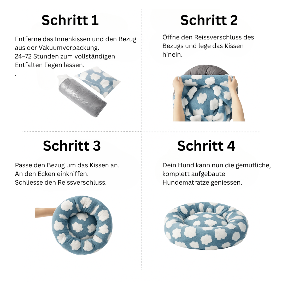 Pawloo™ | Antistress Hundenbett – Mehr Ruhe & Geborgenheit für deinen Hund