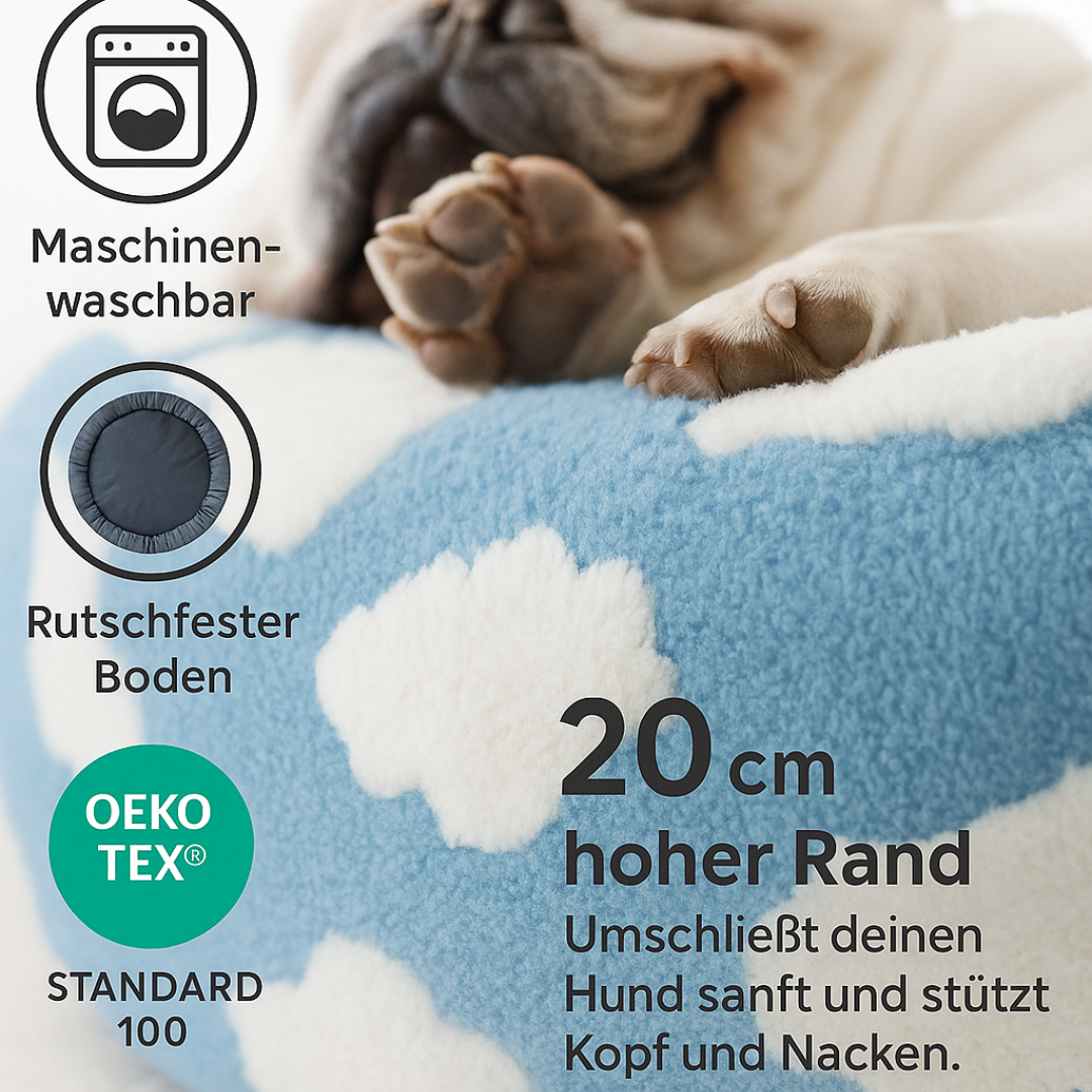 Pawloo™ | Antistress Hundenbett – Mehr Ruhe & Geborgenheit für deinen Hund