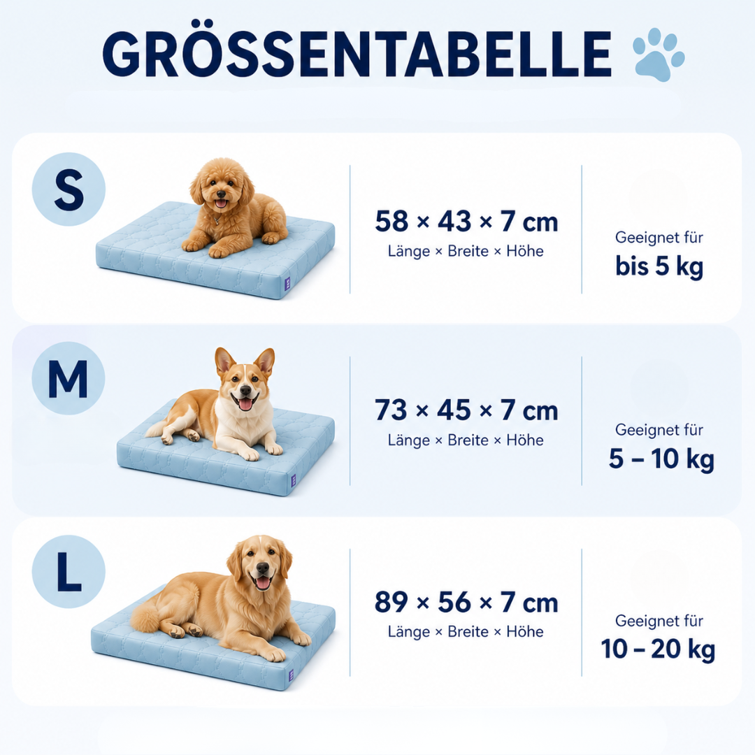 Pawloo™ | Kühlbett für Haustiere