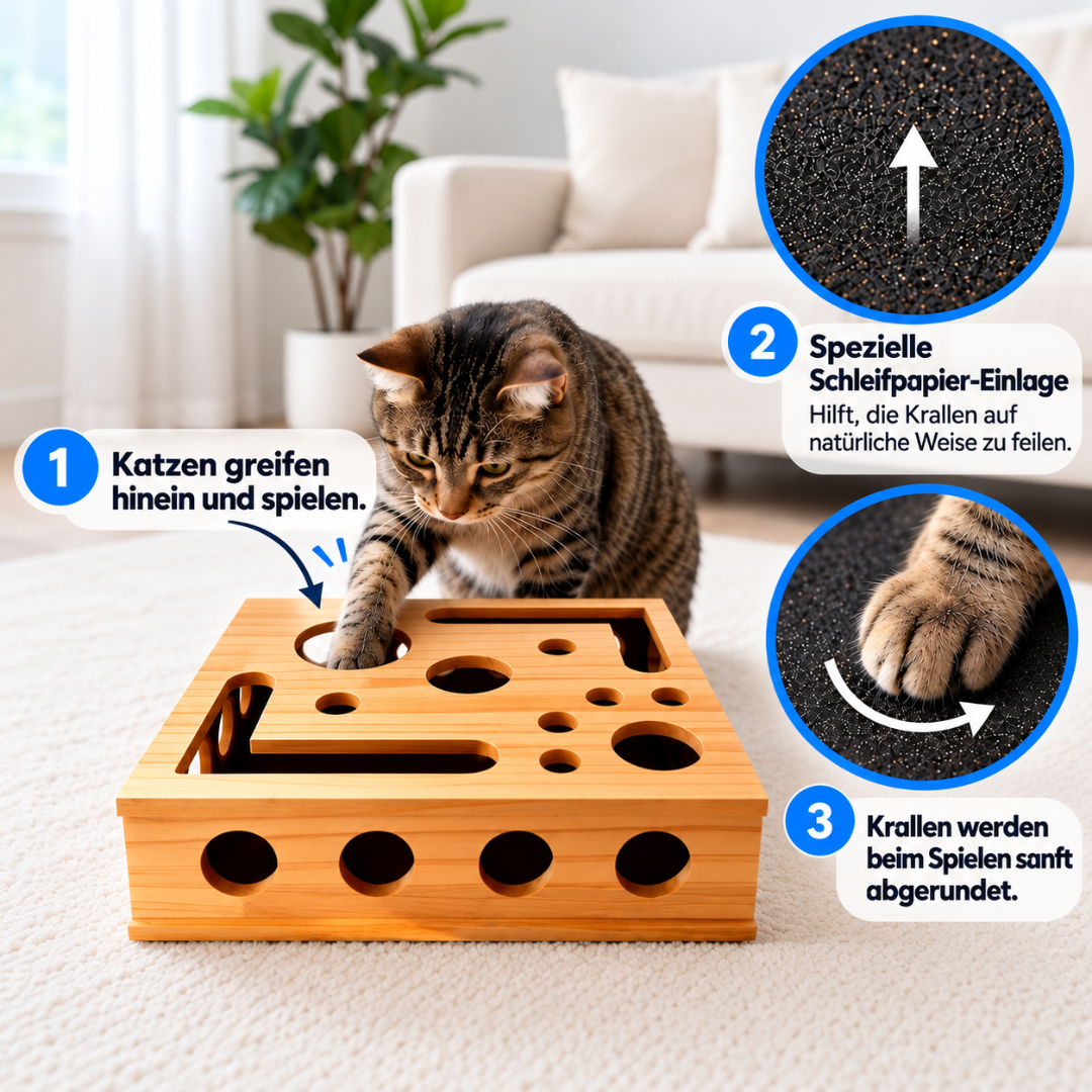 Pawloo™ | Katzen Puzzlebox
